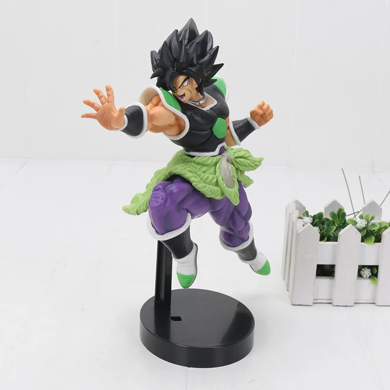 Зеленый Dragon Ball Z Super brolly Ultimate Soldiers The Movie ver. Fighting Super Saiyan Broly figura Dragon Ball экшн-Фигурки игрушки - Цвет: Зеленый