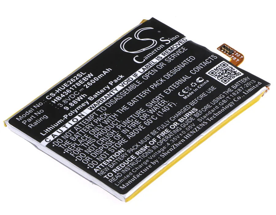 Cameron Sino Высококачественная 2600mAh батарея HB436178EBW + для Huawei Mate S CRR-CL00 CL20 CRR-L09 CRR-UL00 UL20 E2629