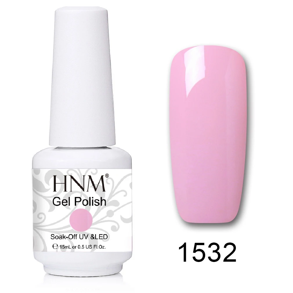 HNM 241 Colors 15ml Pure Glitter UV Gel Nail Polish Soak Off Primer LED Lamp GelLak Hybrid Varnish For Nails Art Enamel Lacquer | Красота и