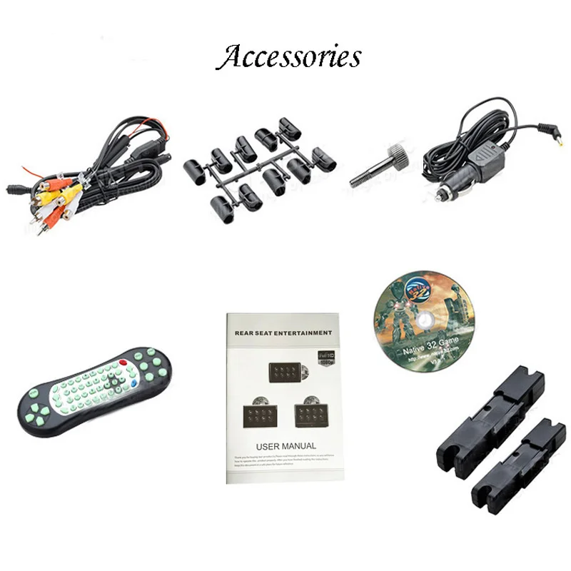 11 6 дюймов Автомобильный подголовник IPS экран монитор dvd плеер HD 1080P видео