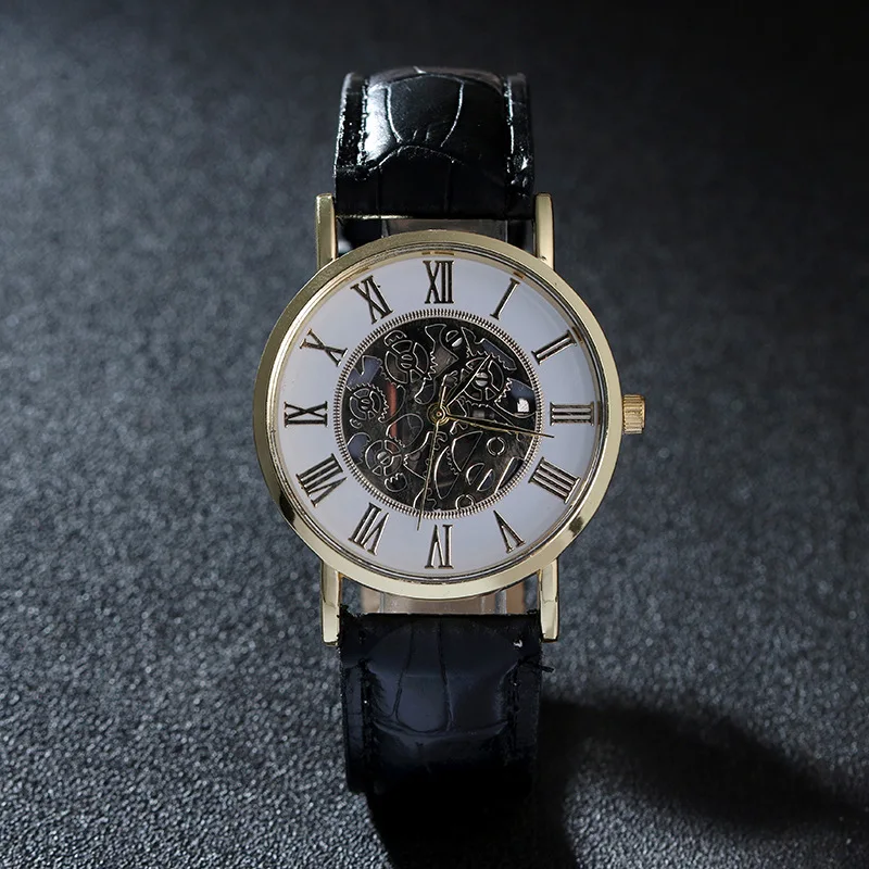 Модные Повседневные Мужские кварцевые наручные часы кожаные мужские спортивные