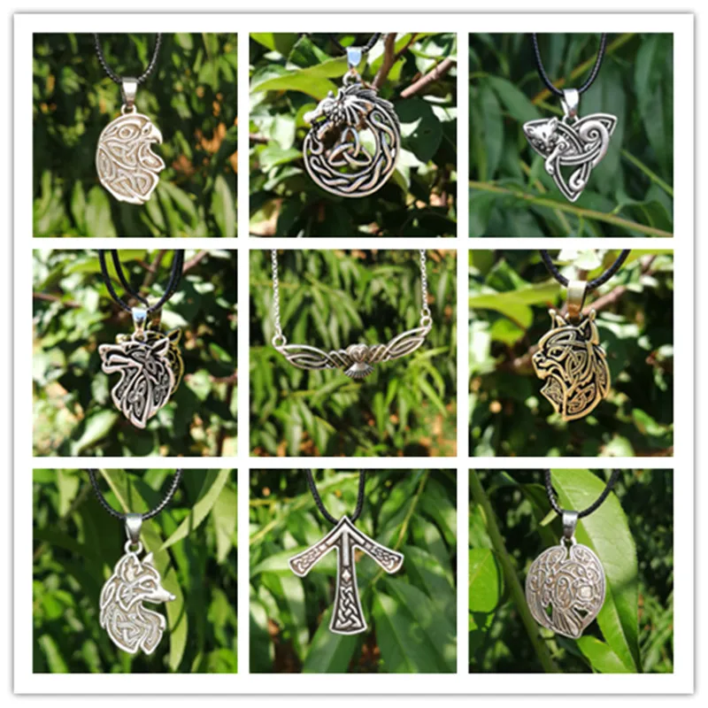 Этнический волк искусственная сова узел кот Орл голубь лиса ювелирные изделия