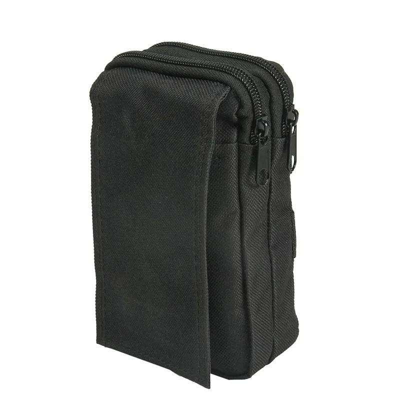 Тактический Чехол Molle, Военная Сумка EDC, охотничий чехол, держатель для сотового телефона, аптечка, для путешествий, пеших прогулок, альпинизма, медицинские наборы - Цвет: Black