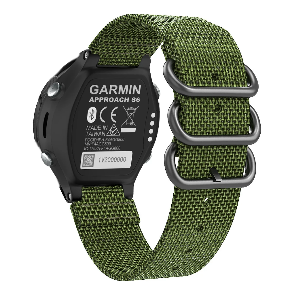 22 мм нейлоновый ремешок для часов Garmin Forerunner 735XT/630/620/235/230/220/подход S6 нейлоновые