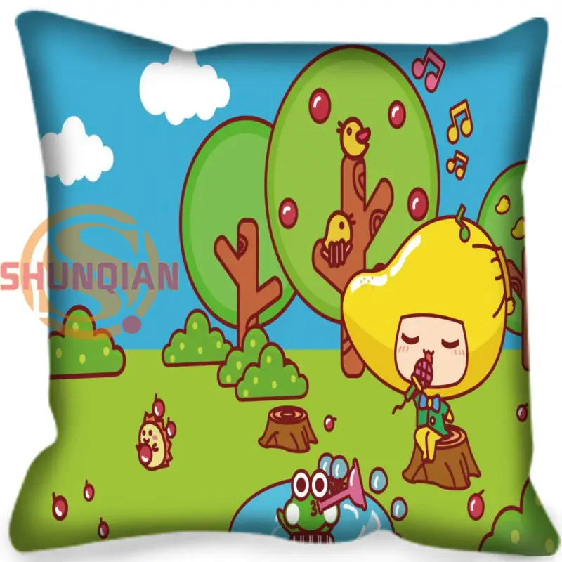 

New arrival Mango cartoon Style throw Pillowcase Square Zippered Pillow Cover Custom Gift H@0209-116