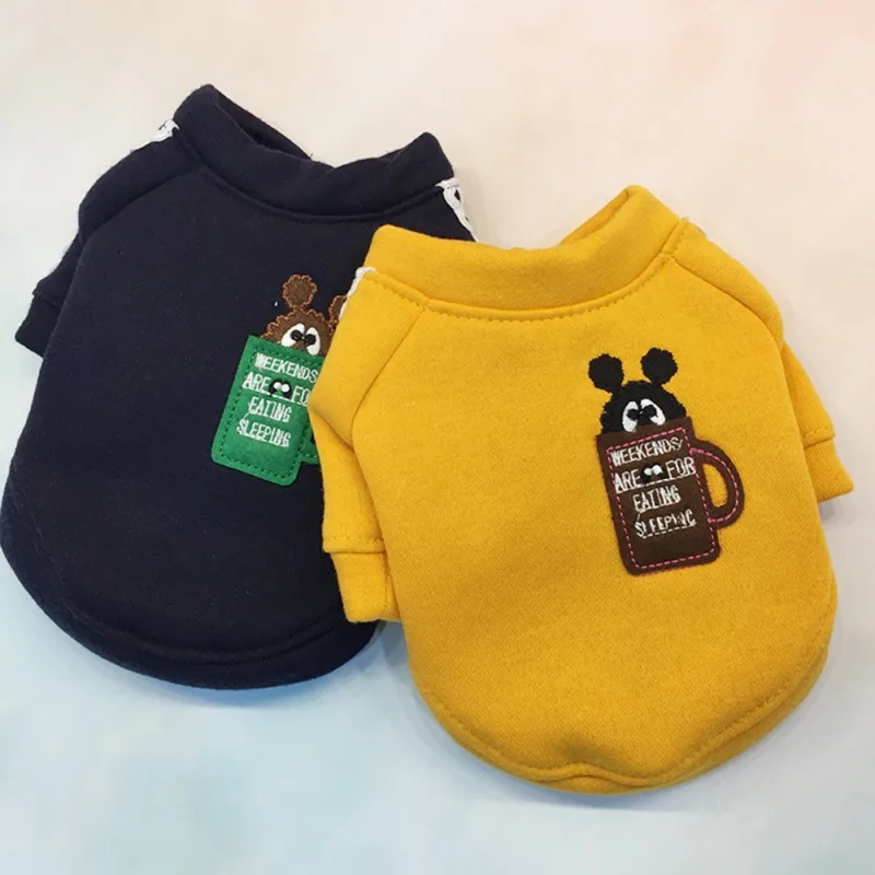 Одежда для собак Модная хлопковая одежда с капюшоном щенков товары Ropa Perro