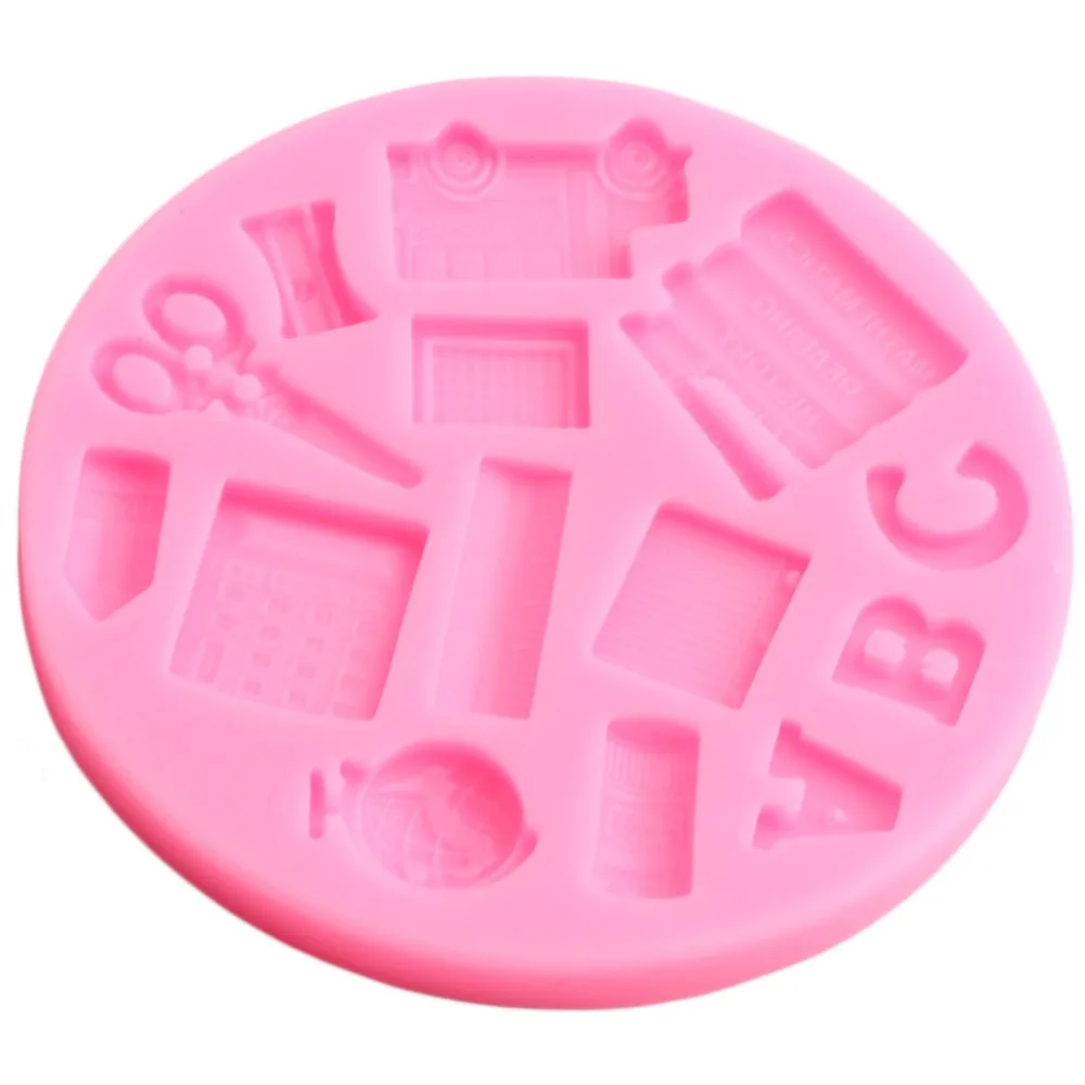 Учебные инструменты силиконовая форма круглые книжки ножницы искусственная