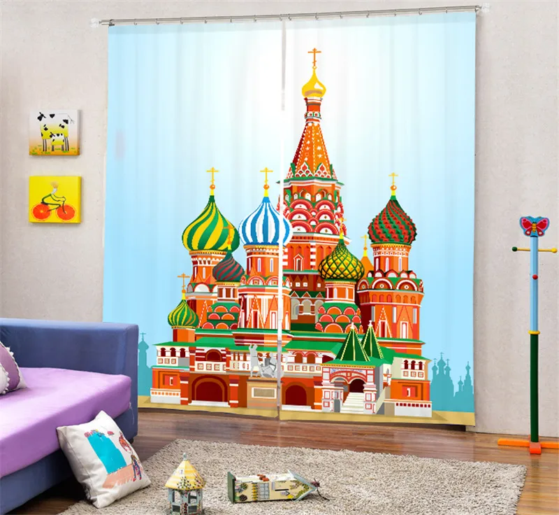 Современные Роскошные 3D затемняющие оконные шторы с изображением пианино для