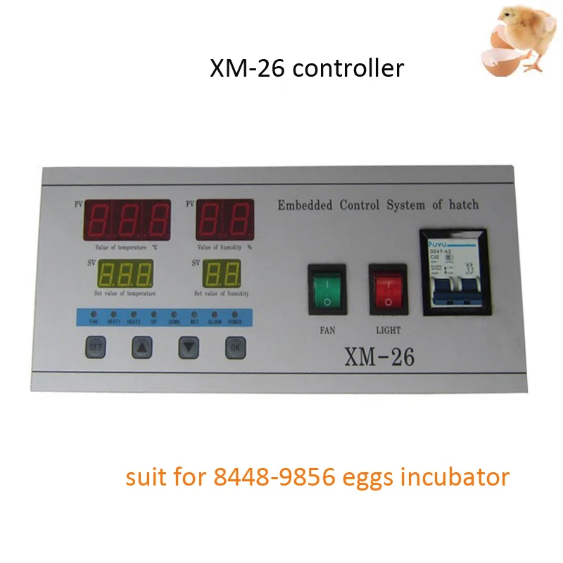 

XM-26Quality Poultry egg incubator spare parts Full Automatic Computer Control System Wholesale Chicken Duck Goose Incubator
