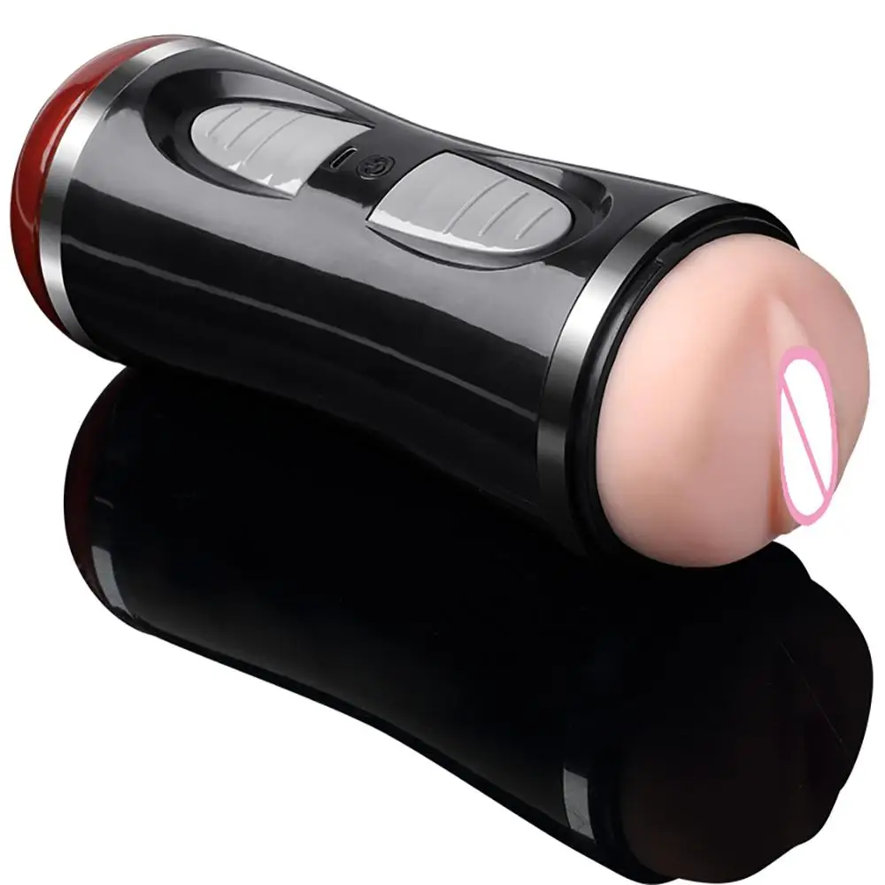 Двухканальная секс чашка мужской мастурбатор вибратор для мужчин игрушки