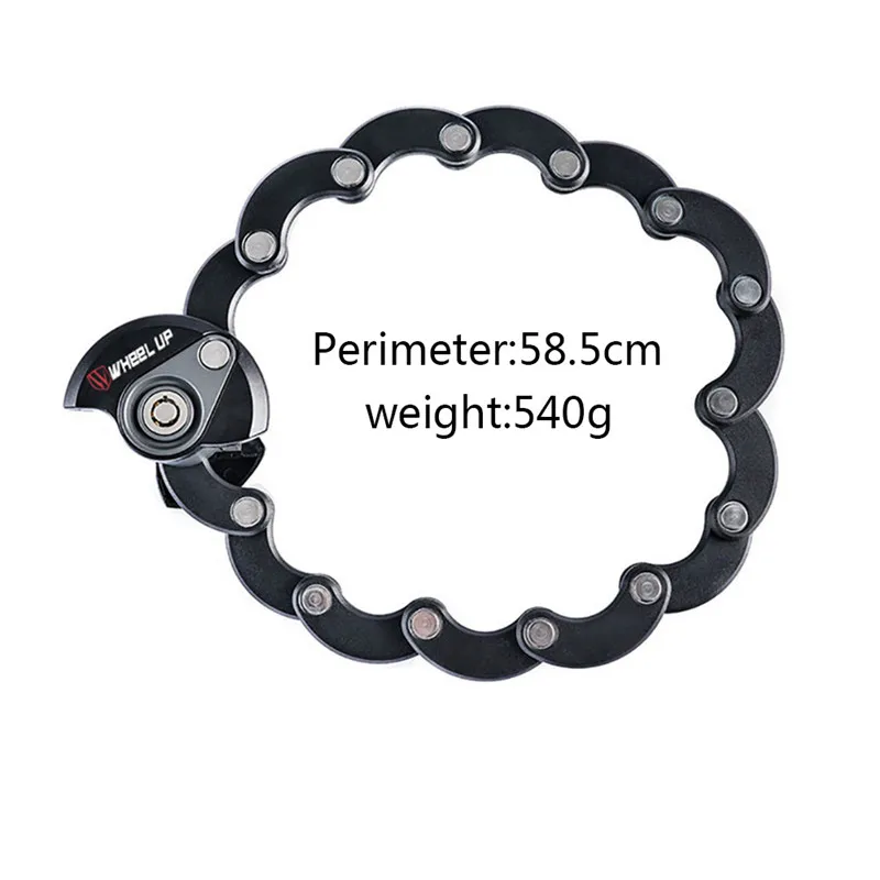 Новый высококачественный велосипедный замок в форме гамбургера складной с