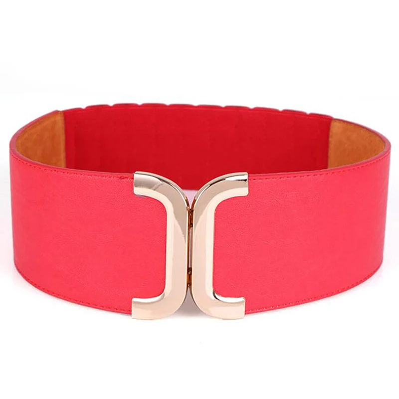 Женский пояс с пряжкой эластичный широкий золотой женский украшение для платья