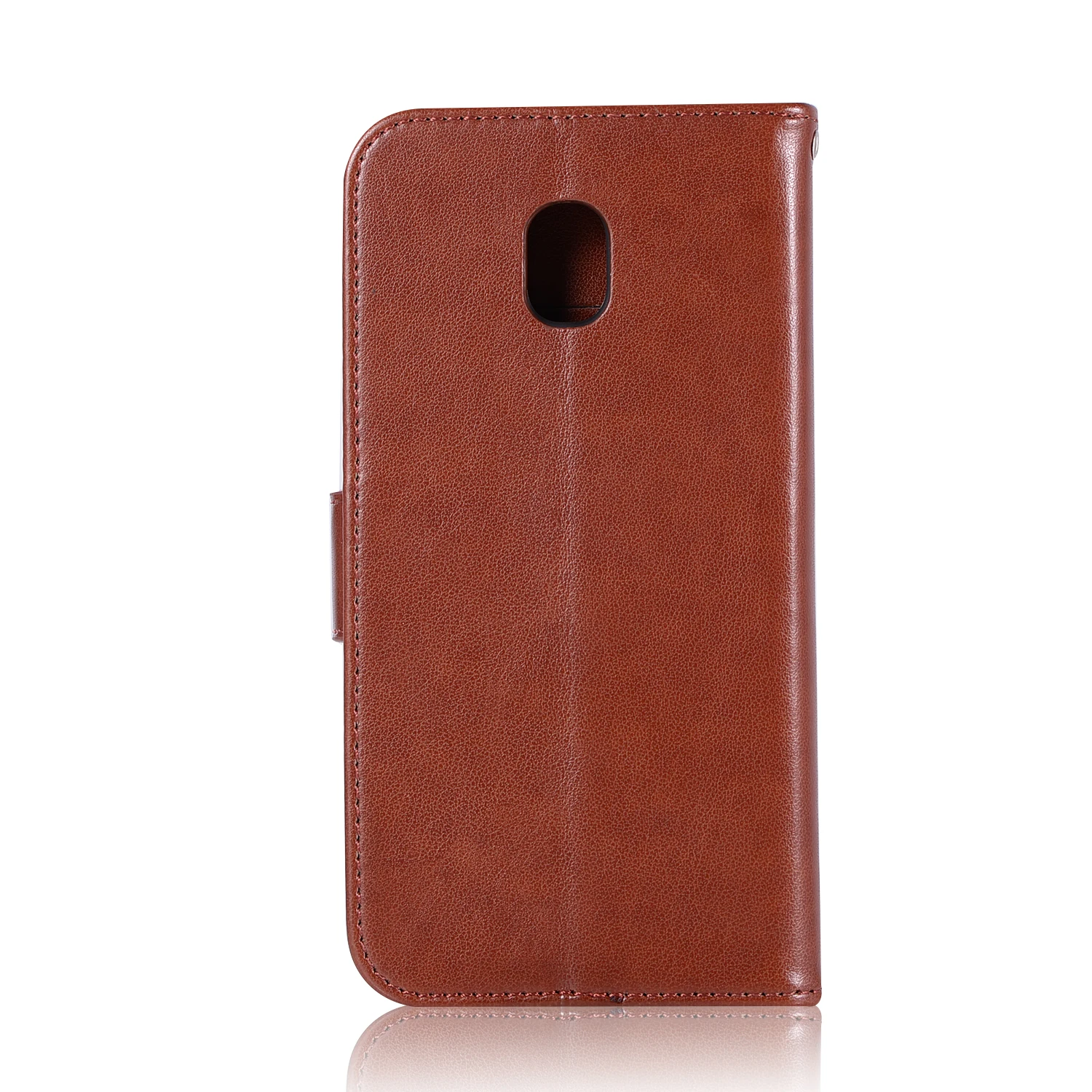 Кожаный чехол-книжка с рисунком Ловца снов и совы для Samsung Galaxy J330 / J3 2017 J530 J5 версии