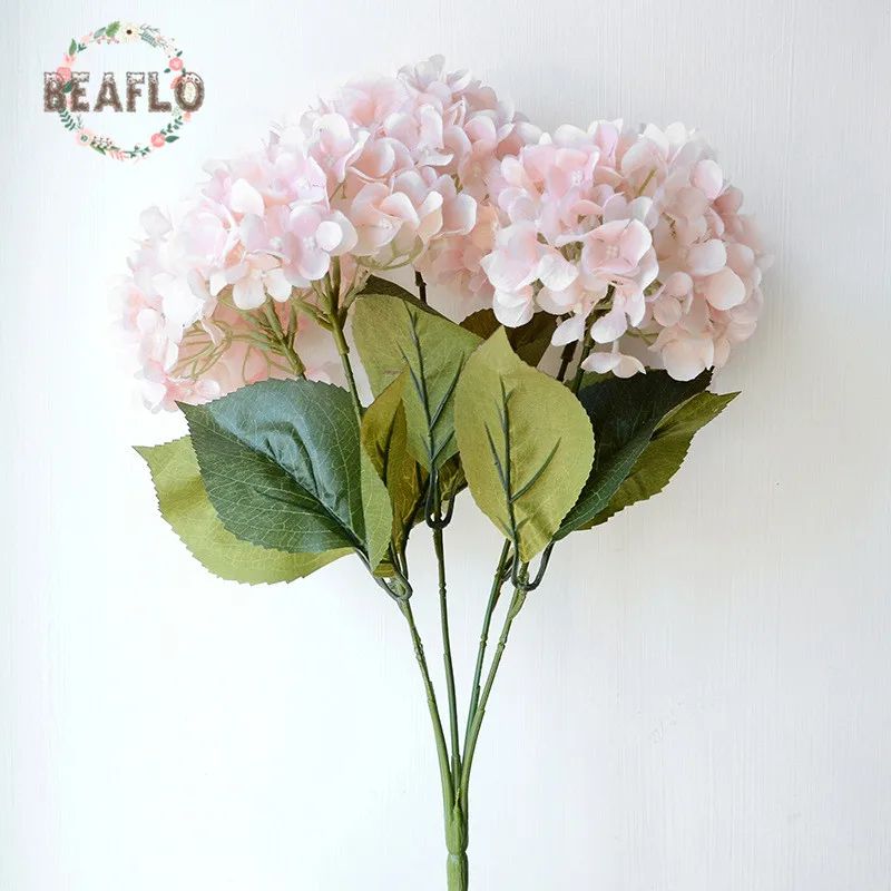 1 букет европейских искусственных цветов 5 голов поддельная Гортензия невесты