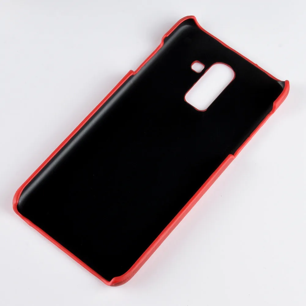 Для Samsung Galaxy On8 2018 чехол Роскошный Личи искусственная кожа Жесткий для J810 J810G/DS