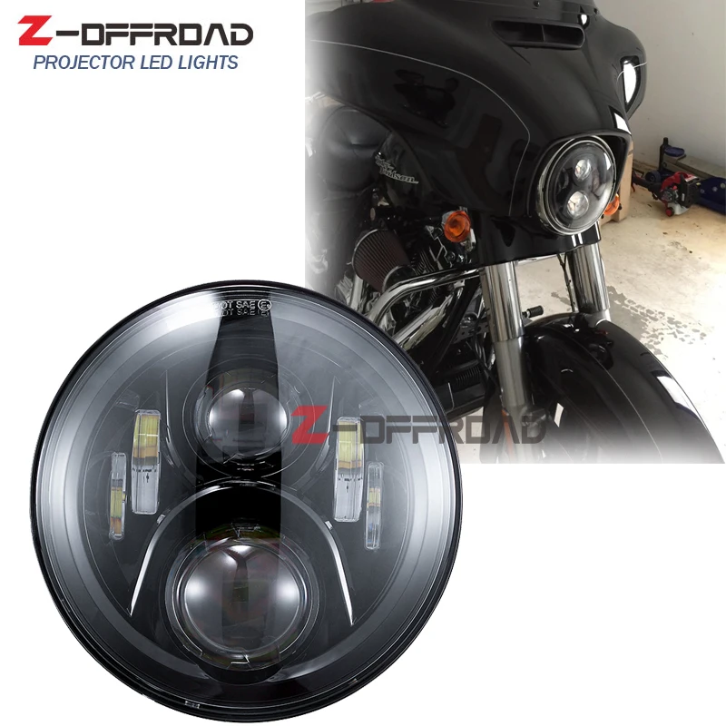 Для Touring 7 &quoth4 led plug and play мотоциклетная фара для прожектора стиль освещения замена