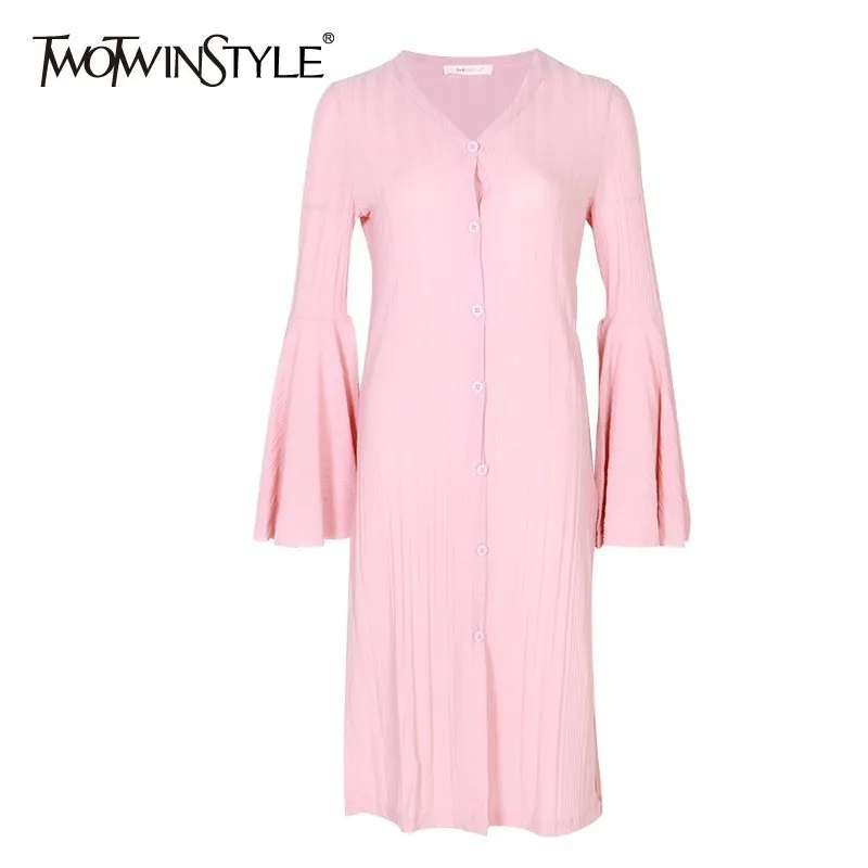 Женская блузка TWOTWINSTYLE летняя с треугольным вырезом и рукавами фонариками|Блузки|