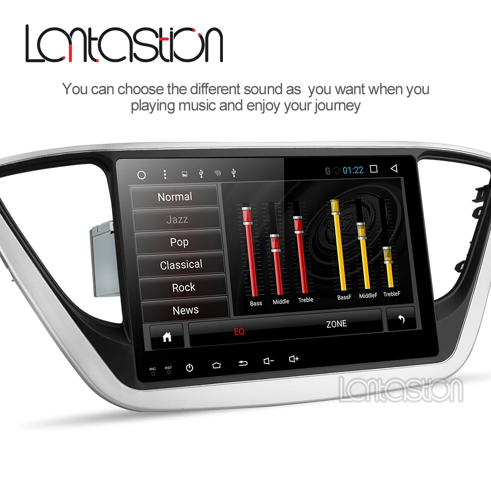 L13 Allwinner T8 автомобильный dvd gps навигатор для solaris hyundai no 2 din 2012 2013 2017 2018 verna Радио
