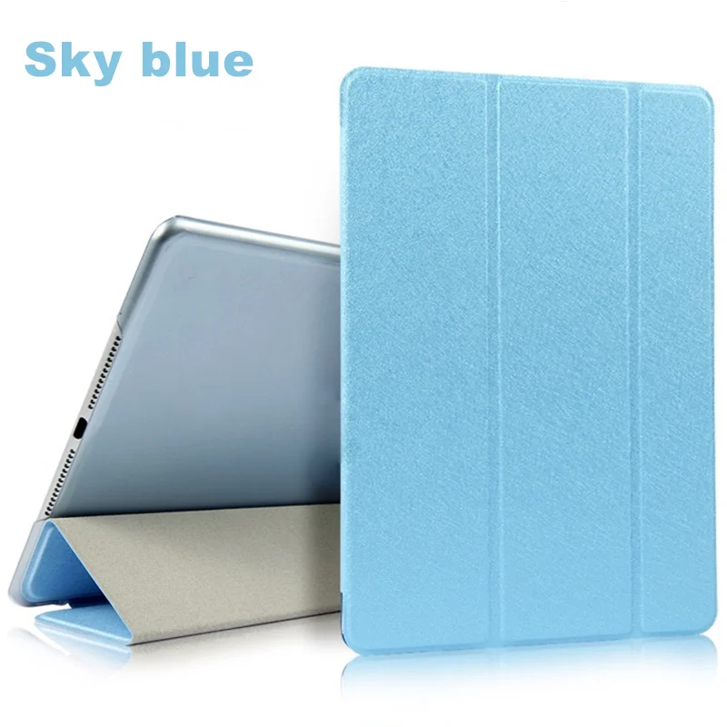 Чехол из искусственной кожи чехол для планшета для samsung Galaxy Tab A 8,0 T350 T355 T351 SM-T350 SM-T355 трехслойный чехол-подставка из искусственной кожи - Цвет: Blue