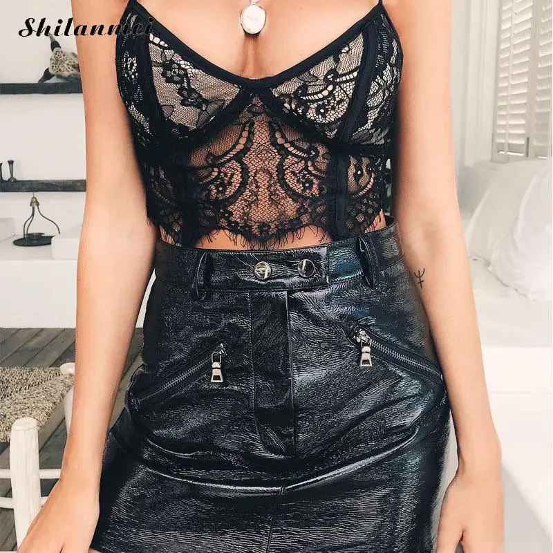 Прозрачный кружевной бюстгальтер топ 2018 женский сексуальный бесшовный корсет с