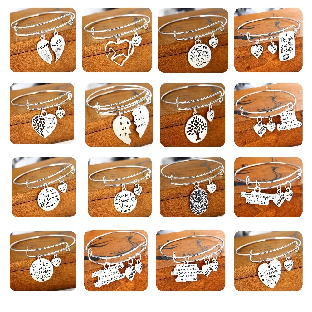 Женский браслет с подвеской в виде лошадиных лап сердца дерева лошади матери и