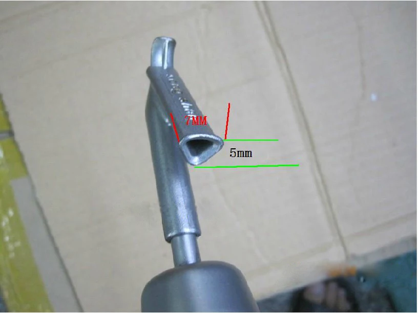 Бесплатная доставка 10 шт. 5x7 мм треугольное превышение скорости сварочный