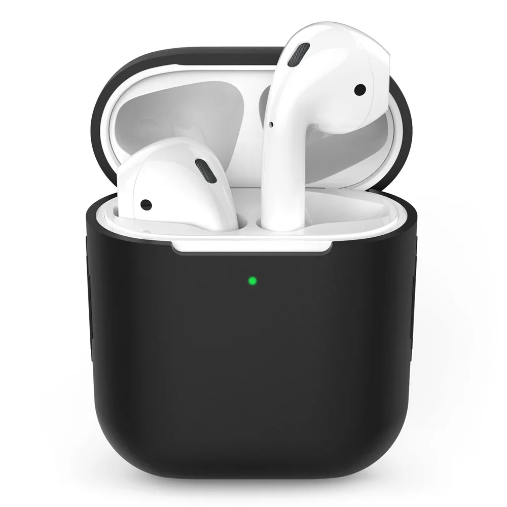 FIFATA Earphone Silicone Cover Case For Apple AirPods 2 Wireless Bluetooth Headphone Full Protective Silm | Электроника