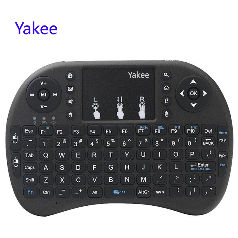 Клавиатура i8 2 4 ГГц Air mouse беспроводная клавиатура с дистанционным управлением и