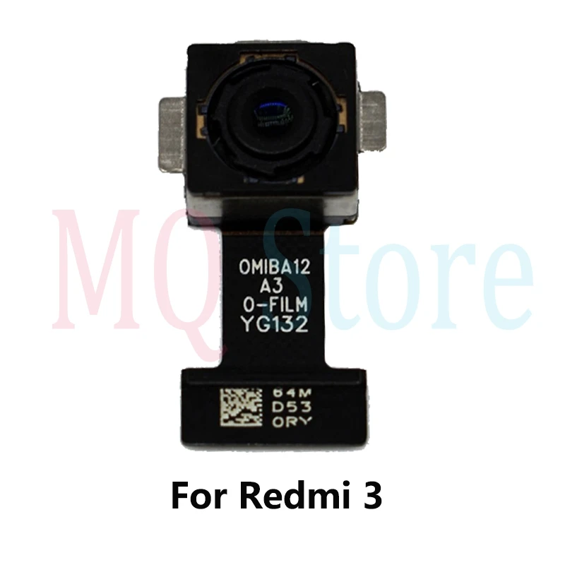 Для Xiaomi mi Red mi Note 2 3 4 4A 4X Pro оригинальная задняя большая Основная камера глобальная задняя камера Модуль гибкий кабель, запчасти для ремонта - Цвет: For Redmi 3