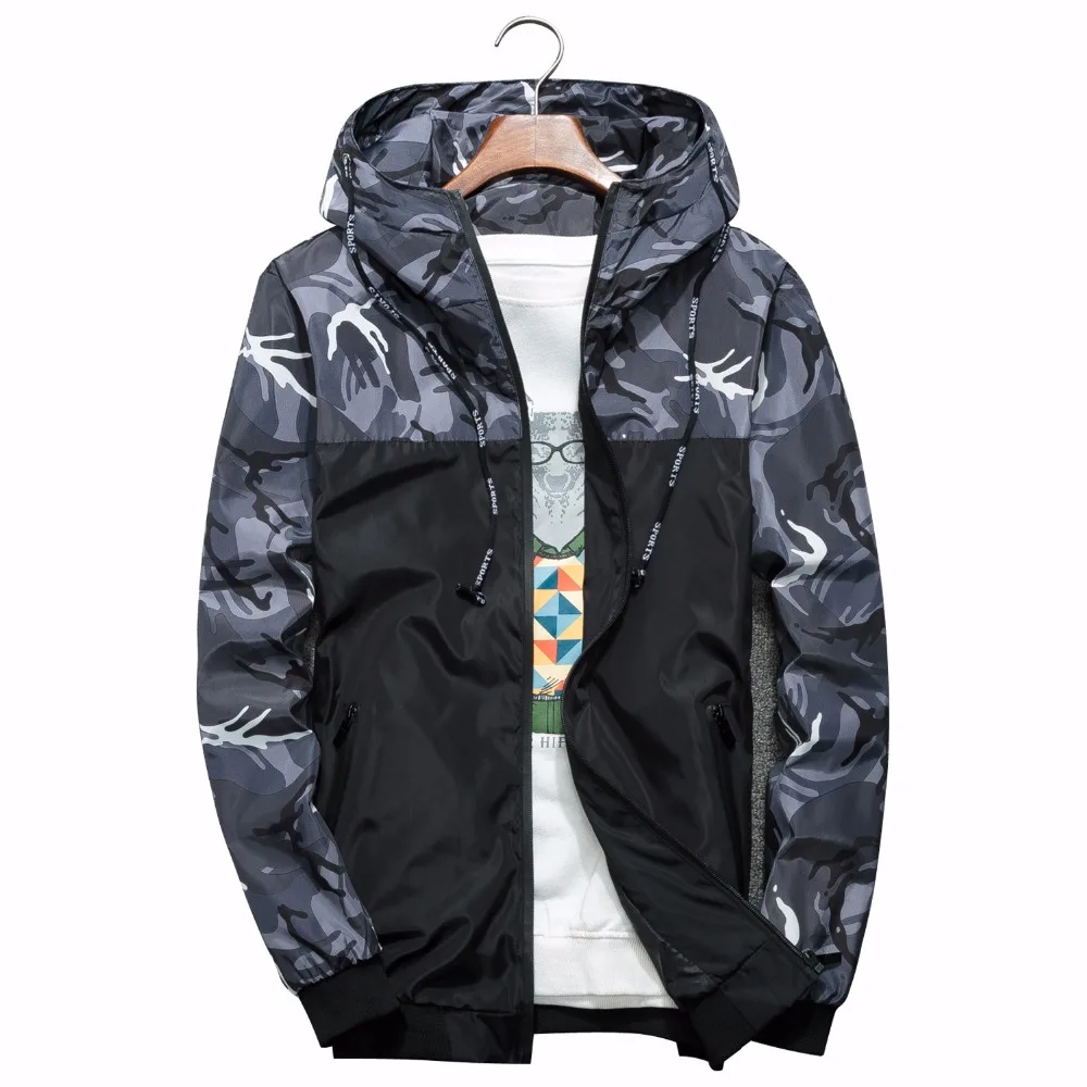 

New Camo Bomber Jacket Men Hip Hop Flowers Pilot Bomber Jacket Coat Men Hooded Jackets Plus Size 7XL Army Camouflage Jackets