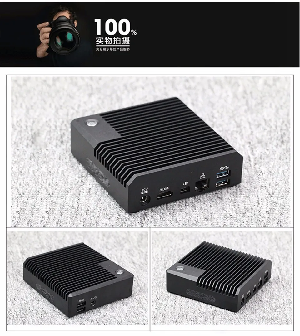 Eglobal Безвентиляторный Мини-Пк Linux I7 16 ГБ RAM 256 SSD Бродуэлла 5500U Mini Itx Htpc Компьютер