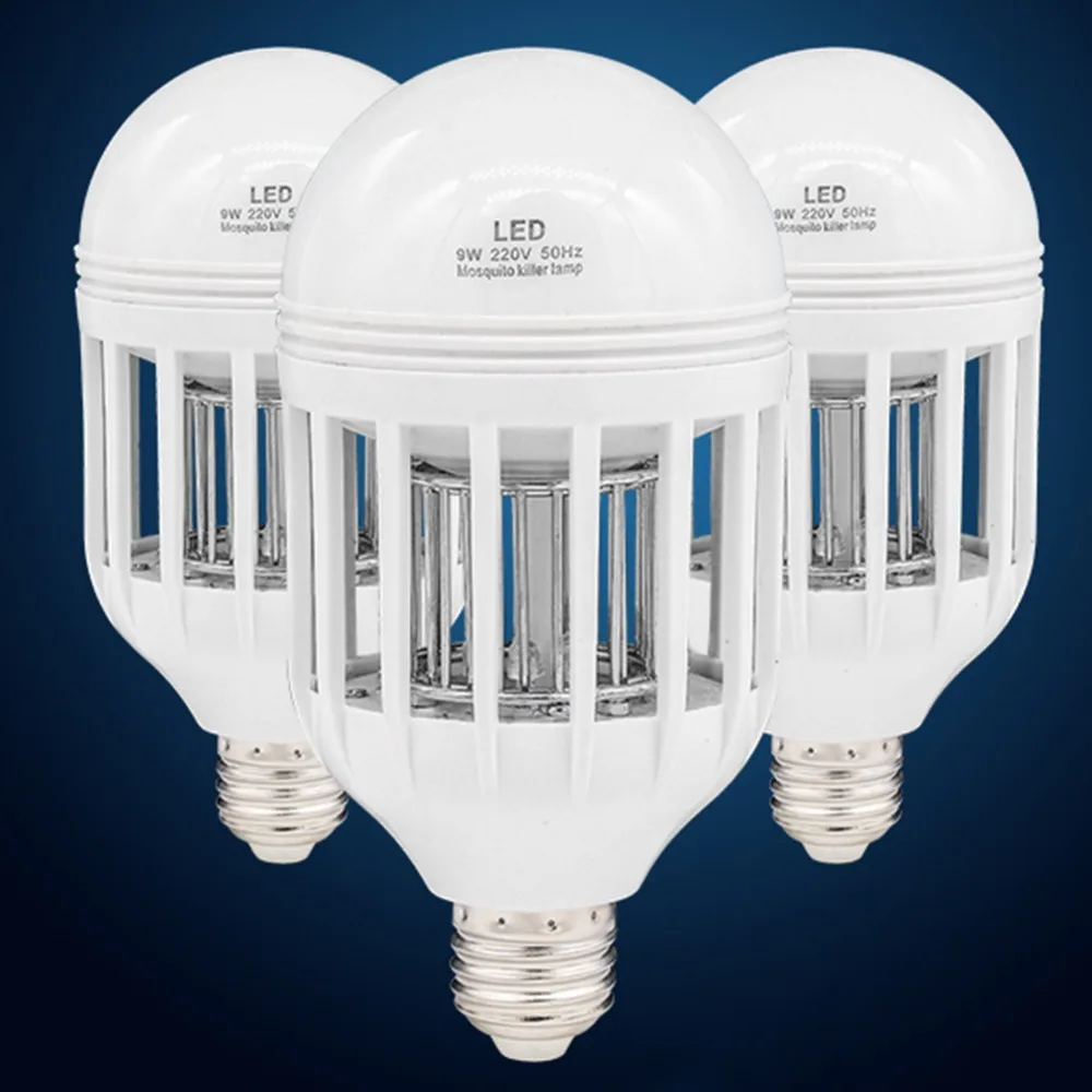 Lumiparty Светодиодные лампы E27 свет анти-москитная лампа с чистящей щеткой AC 85 ~ 265 В