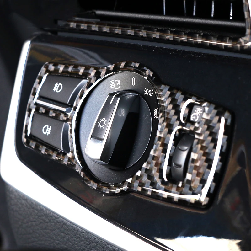 SRXTZM для BMW F10 F07 F01 F25 F26 внутренние кнопки переключения фар из углеродного волокна
