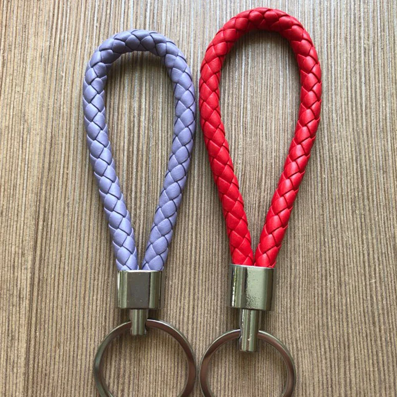 2018 кожаные веревочные брелоки ручной работы Плетеные съемные брелки для Subaru Forester