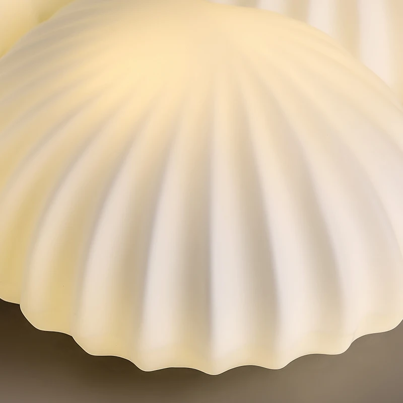 Современный потолочный светодиодный светильник с ракушками люминесцентное