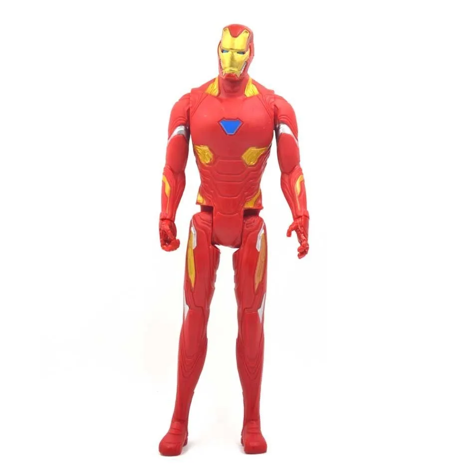 iranman no box 30 см Marvel Мстители игрушки танос Халк Бастер человек паук Железный человек Капитан Америка Тор Росомаха Черная пантера фигурка куклы - Цвет: iranman no box