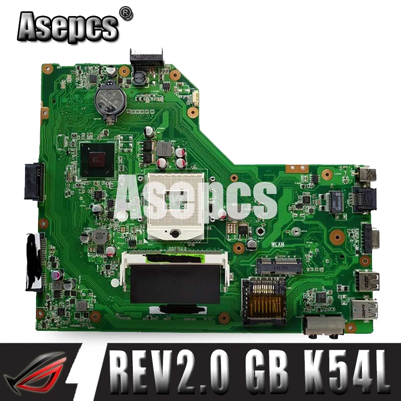 Asepcs REV 2 0 K54L материнская плата для ноутбука Asus X54H X54L ноутбук тест оригинальная REV2.0