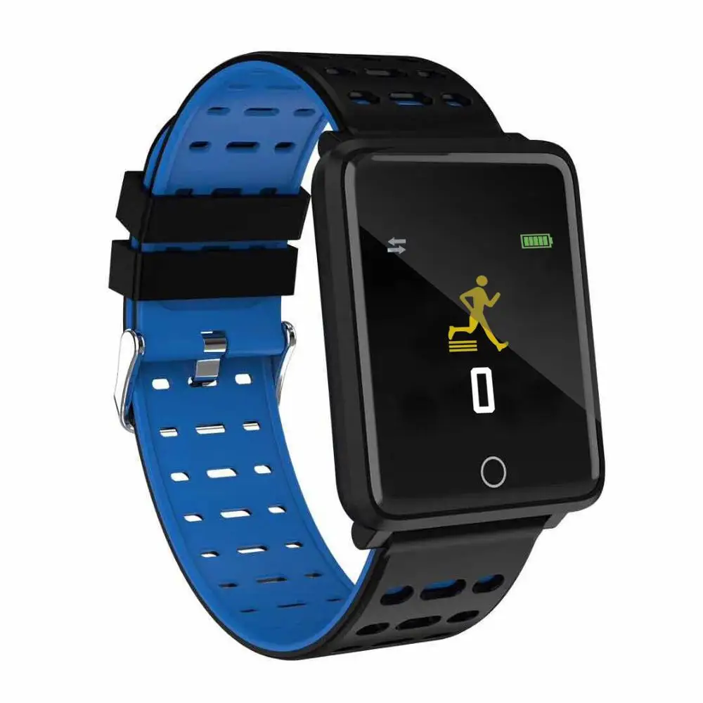 blue Bluetooth Смарт-часы F3 Smartwatch Android телефонный звонок подключение часы для мужчин GSM SIM TF карта фитнес-трекер смартфон - Цвет: blue