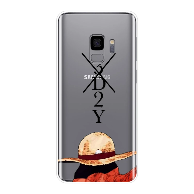Цельный силиконовый чехол Luffy для Samsung Galaxy S5 S6 S7 Edge S8 S9 Plus мягкая задняя крышка Note 4 5