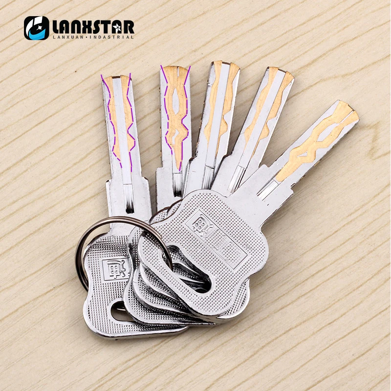 Полностью медное стекло сердцевина дверного замка c-класс лезвие заземления