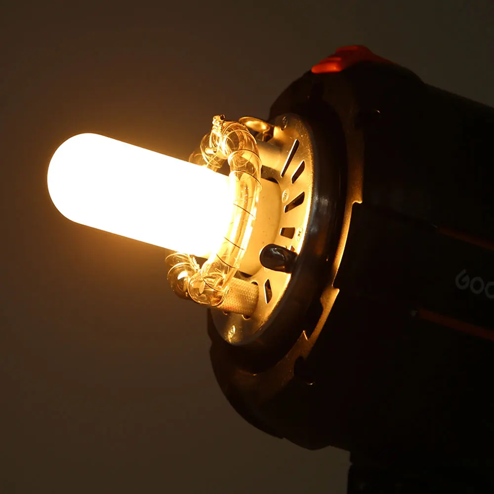 Лампа для моделирования Godox 110 v/220 v Максимальная мощность 150w E27 Цветовая