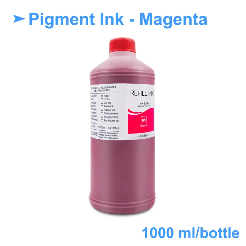 9x1000 мл универсальные пигментные чернила для заправки чернил в комплекте Epson SureColor