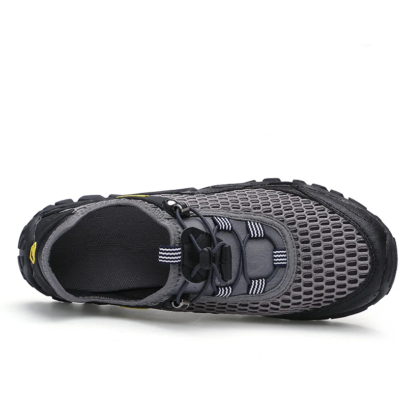 Мужские сетчатые туфли ручной работы дышащие мягкие лоферы Повседневная