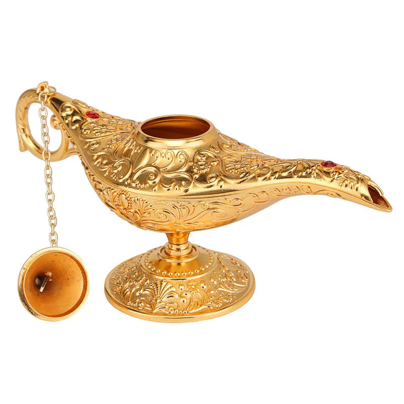 Прямая поставка ретро креативная лампа для желаний металлическая резная из