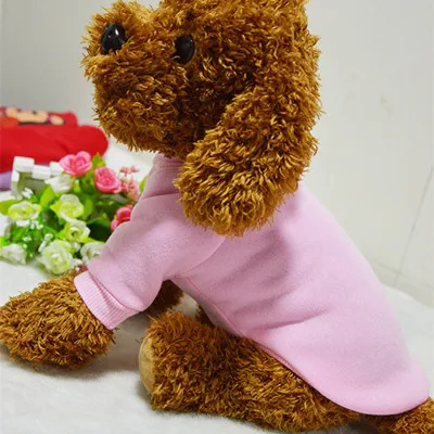 Pink Горячая Распродажа, зимняя одежда для собак, теплая одежда для йоркширов, хлопковая одежда для маленьких собак, одежда для домашних животных, жилет, куртка для щенка для чихуахуа 23S2 - Цвет: Pink