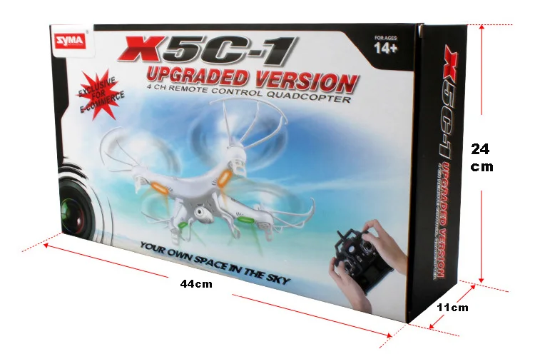 Syma X5C x5c-1 RC Quadcopter с HD камера 2 миллионов Пиксели 4 ГГц 6 оси 4CH удаленного Управление