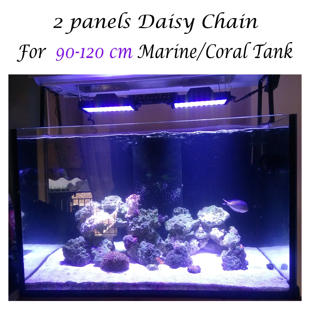 Popblom морской аквариум светодиодное освещение рифовый светодиодный для аквариума