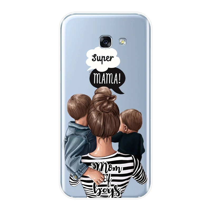 No.2 Чехол для телефона для девочки, женщины, мамы, для samsung A6 A8 Plus, Мягкая силиконовая задняя крышка для samsung Galaxy A3 A5 A7 - Цвет: No.2