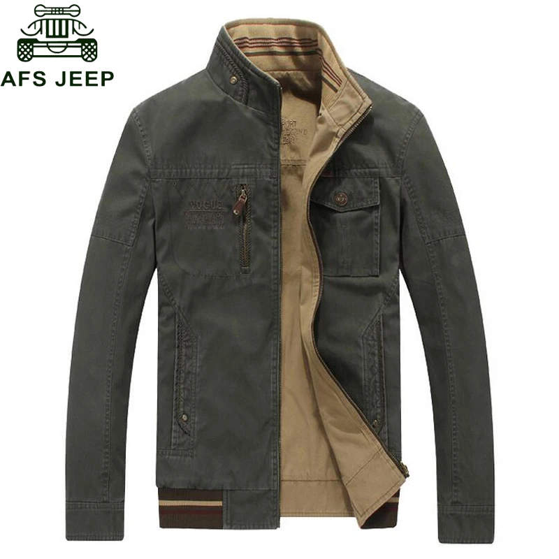 AFS JEEP, ветровка, джинсовые куртки, мужские, хлопок, двойная одежда, армейские, военные, зимние куртки, пальто для фитнеса, Casaco Masculino veste homme