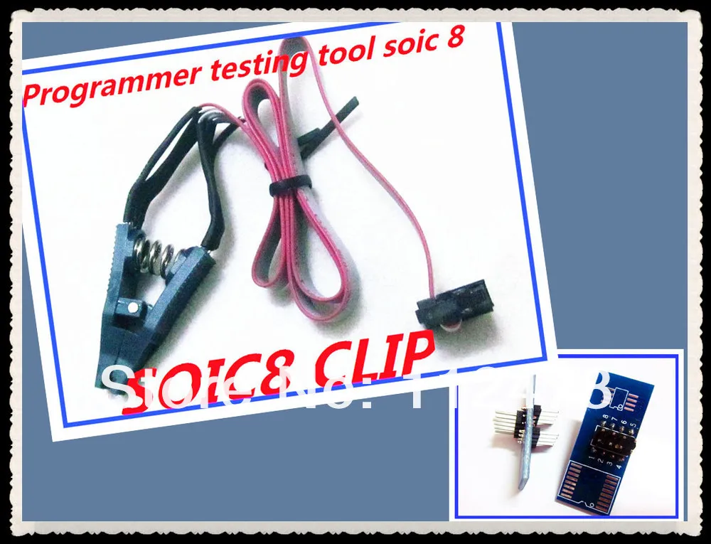 24 25 93 серия USB Высокоскоростной программатор 2010 издание + 5 адаптеров Soic8 зажим 25T80